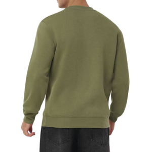 Sweat-shirt à col rond en polaire polyester de qualité supérieure, logo personnalisé, service OEM, manches longues, pour hommes - Product Image 2