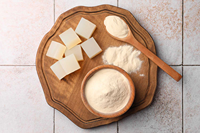 Poudre d'Agar-agar de qualité alimentaire la plus vendue, sans OGM, substitut naturel d'algues pour les feuilles de gélatine de bœuf, usage culinaire
