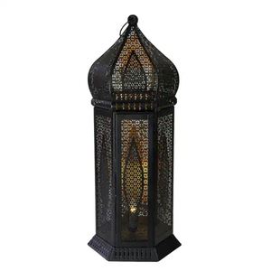 Hollow Carved <b>Moroccan</b> Style Iron Hanging Lantern Tabletop <b>Decorative</b> Lamp For Home And Garden <b>Decorative</b> Lantern On Sale - Product Image 5