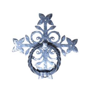 Timbre de puerta de hierro forjado a mano en forma de pera para puertas principales, para portones de jardín, para montaje, para organizador interior - Product Image 2