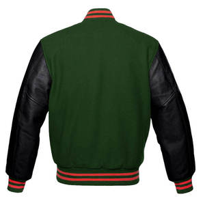Veste de sport de luxe pour homme en laine et cuir, veste de style universitaire haut de gamme, vêtements personnalisés OEM ODM, marque de vêtements à étiquette privée - Product Image 2