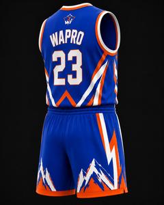 Ensembles d'uniformes de basket-ball confortables, légers et respirants pour adultes, taille plus, tissu doux, nom d'équipe personnalisé, uniforme de basket-ball - Product Image 2