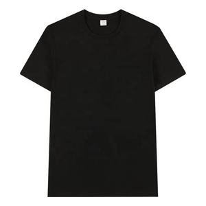 T-shirt décontracté en coton tricoté 220g pour homme, coupe droite, col rond, manches courtes, style urbain, écologique, très vendu - Product Image 5