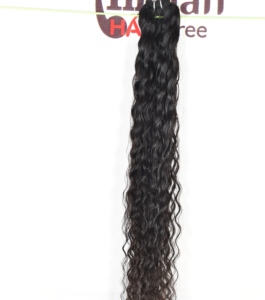 Extensions bouclées en cheveux humains indiens Remy, texture naturelle, 100 grammes, non traités, sans produits chimiques, double trame, simple tirage, pour femmes - Product Image 3