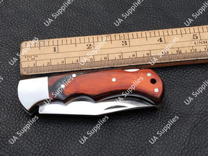 Couteaux pliants en acier inoxydable de qualité industrielle, faits à la main, couteau utilitaire avec étui, personnalisable, support OEM/ODM, multifonctionnel - Product Image 5