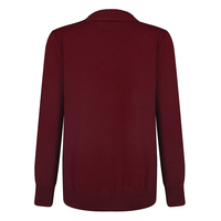 Cardigan en tricot côtelé à manches longues et col en V pour femme, de haute qualité, décontracté, couleur unie, en laine et cachemire pour l'hiver