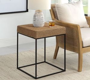 Bohemian Rope Accent <b>Side</b> <b>Table</b> For Bedroom Living Room Patio Corner And Decorative Home Styling - Product Image 3