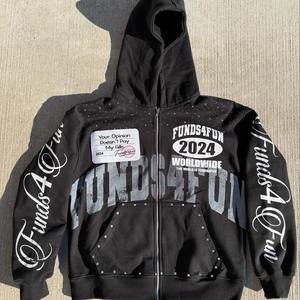 Sudadera con Capucha Corta Extra Grande Personalizada de Alta Calidad para Hombre, Sudadera con Capucha Gruesa de 500 g/m², Fabricantes de Sudaderas con Capucha para Hombre - Product Image 1