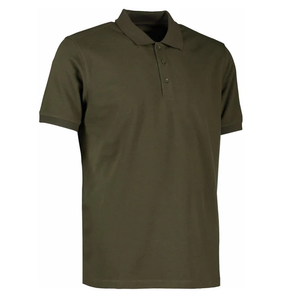 Camiseta Polo con estampado personalizado de logotipo en blanco para hombre, camiseta Polo de Golf liso de algodón 100% - Product Image 4