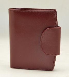 Cartera de Cuero Genuino de Lujo para Mujer con Bloqueo RFID, Tarjetero Multifuncional, Cierre de Lazo Corto, Monedero para Dama - Product Image 6