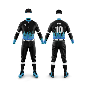 2025 OEM Service Design Breathable <b>Baseball</b> Uniform Wholesale Fashion Men's Uniform with Customized Logo 100% Polyester - Product Image 5