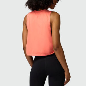 New Customized Women’s Sleeveless Workout <b>Tank</b> <b>Top</b> <b>Loose</b> Fit Breathable Yoga Gym Fitness Sports Shirt Private Label - Product Image 2