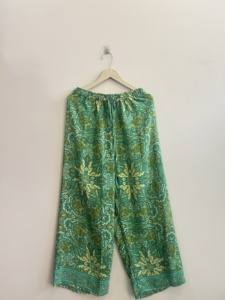 Pantalones Harem de Seda Estilo Gitano Indio, Pantalones de Yoga Cómodos, Pantalones de Pijama - Product Image 5