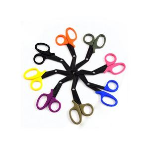 Tijeras Manuales de Acero Inoxidable para Vendajes y Patrones de Enfermería, Tijeras Quirúrgicas para Trauma EMT, Certificadas CE para Paramédicos - Product Image 3