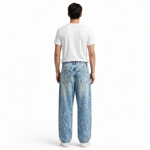 Compre al por Mayor Jeans de Mezclilla Lavados a la Piedra de Color Marrón Claro para Hombre, Corte Recto, Ajuste Regular, Pantalones Casuales de BD - Product Image 6