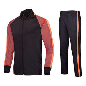 Ensemble de survêtement gris foncé pour homme avec veste zippée et pantalon, style sportif pour l'automne, avec poches latérales et col montant - Product Image 3