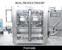 Machine de remplissage automatique Dezoton à 4 têtes pour liquides de 100 à 1000 ml, idéale pour les usines de lait, de jus, de boissons, d'assaisonnements, de sauce soja et d'huile d'olive