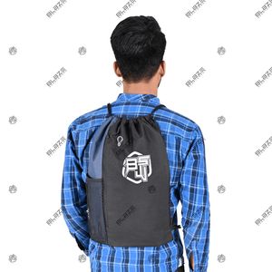 Personnalisé 600D PVC Enduit Cardura Gym Sac À Cordon Poches À Accès Rapide Étanche Unisexe Randonnée Sac À Dos Géométrique National - Product Image 3