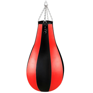 Sac de frappe lourd en cuir PU, conception durable pour l'entraînement aux arts martiaux, la boxe et le kickboxing - Sac suspendu personnalisé - Product Image 5