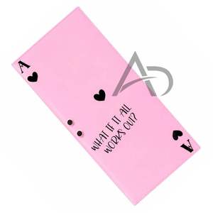 Tarjetas de Acrílico para Pestañas, Color Rosa, Sostenibles, con Impresión de Logotipo Personalizado, Instrumento de Belleza, Marca Privada OEM - Product Image 2