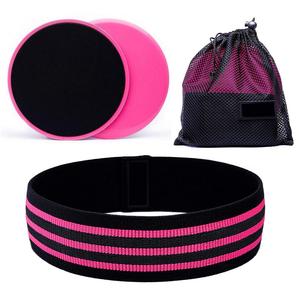 Custom Printed Logo Fabric Booty Bands Resistance Hip Circle Bands for Fitness Gym Workout - Product Image 2