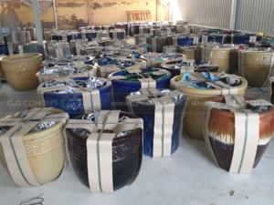 ที่ใส่ดอกไม้แบบไขว้และโดมแบบคลาสสิกของเวียดนามอุปกรณ์ตกแต่งบ้านโรงแรมกระถางต้นไม้และเครื่องปลูกต้นไม้ในสวน - Product Image 5