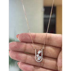 Collier pendentif papillon en diamant de laboratoire de 0,65 ct de qualité supérieure, or 14 carats, certifié IGI, bijoux de luxe en pierres précieuses fines, sur mesure - Product Image 4