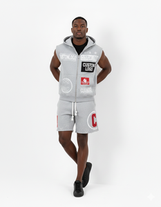 Conjunto de Sudadera con Capucha y Pantalones Cortos de Algodón 100% Personalizado al por Mayor, Conjunto de Sudadera con Capucha y Pantalones Cortos Extra Grandes, Conjunto de Sudadera con Capucha y Pantalones Cortos 2026 - Product Image 3