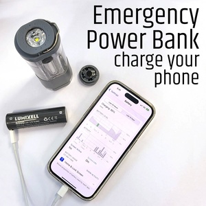 450lm IPX4 Ultra Bright 4000mAh LED Camping Lanterne Lampe de Poche USB-C Rechargeable avec Power Bank - Product Image 5
