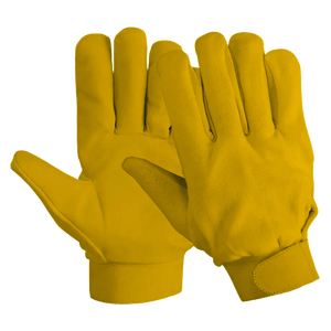 Soft Goat Grain Leather Heavy Duty Industrial Safety <b>Gloves</b> Comfortable Breathable Long Lasting Fireproof Anti-Static Adjustable - Product Image 3