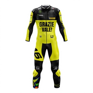 VR Grazie Vale Racing cuero de vaca/canguro traje MotoCP Mooney 46 motocicleta 1 pieza mono pista/equitación Traje para ciclistas CE - Product Image 1