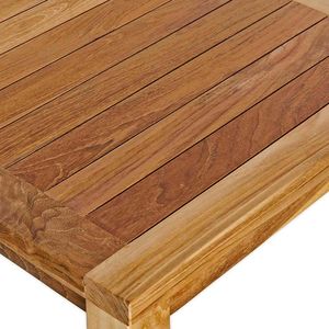 Solid Oak <b>Wood</b> Square <b>Dining</b> <b>Table</b> Lower Shelf Strong <b>Rustic</b> Modern Design Eco-Friendly Waterproof Stable Home Furniture Hotel - Product Image 4