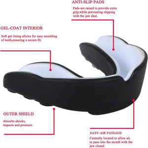 High Quality Custom Adult Mouth Guard Teeth Protector for <b>Boxing</b> Football Hockey Sports Protective Mouth Guard - Product Image 3