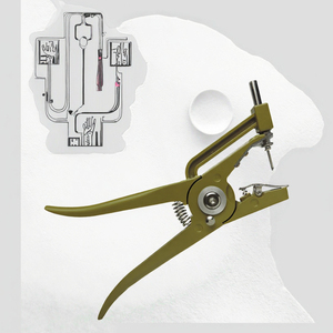 Alicate Aplicador de Etiquetas para Orejas de Ganado, Herramienta de Identificación Animal para Etiquetas de Oreja, para Ganado, Cabras, Ovejas, Cerdos, Vacas, Instrumentos Veterinarios - Product Image 3