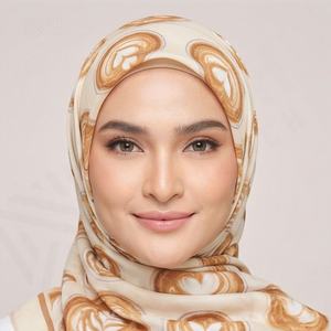 Pañuelo Hijab para Mujer, Diseño Cuadriculado Estampado, Transpirable, Ecológico, Suave y de Primera Calidad, Marca Gelasia - Product Image 2