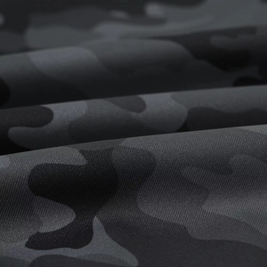 Survêtement camouflage pour homme, manches longues, col montant, fermeture éclair, poches latérales, coupe classique, style sportif automne, 100 % polyester - Product Image 3