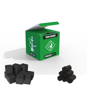 Cube de charbon de bois Shisha Briquette de charbon de bois de coco de haute qualité fabriqué en Indonésie 100% Briquette de coquille de noix de coco OEM de marque privée - Product Image 1