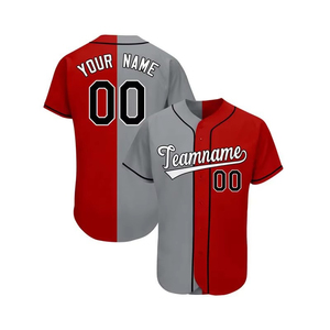 Meilleur prix de gros pour maillot de baseball 100% polyester, séchage rapide, unisexe, manches courtes, impression numérique, uniforme de baseball, service OEM - Product Image 3
