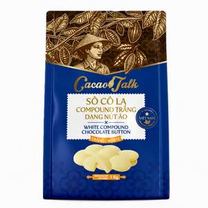 Collection d'ingrédients pour boulangerie : Biscuits et gâteaux, Composés pour desserts, Boutons de chocolat blanc, Cacao 1KG HALAL, Fabrication OEM/ODM - Product Image 1