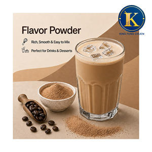 Mélange de poudre aromatisée au thé au lait à bulles Cappuccino, sac de 1 kg, King Feng Chuen, certifié HACCP ISO22000, durée de conservation de 16 mois, TW - Product Image 1