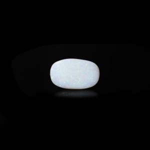 Natural Ethiopian Fire Opal 4.2 Carat Oval Cabochon Loose Gemstone for Fine Jewelry - Product Image 2