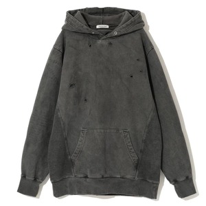 Sweat à capuche oversize pour homme, personnalisé, effet délavé soleil, manches longues, style déchiré, effet délavé à l'acide - Product Image 6