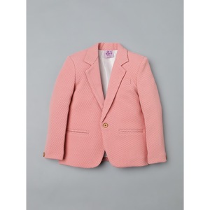 เสื้อเบลเซอร์สีชมพูสำหรับเด็กผู้ชายแบบมีลาย - Product Image 1