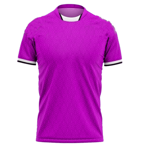 Maillot de football dégradé pour homme, manches courtes, en polyester anti-humidité, vêtement de sport toutes saisons, col rond, coupe classique - Product Image 5