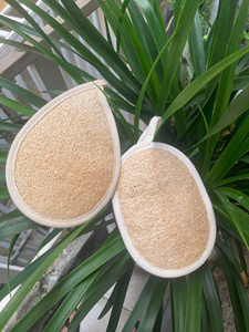 Éponge de bain en loofah de forme ovale, entièrement naturelle et biologique, du Vietnam, pour hôtels et centres de villégiature - Product Image 4