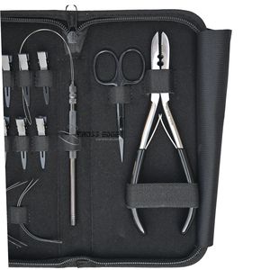 Kit Complet d'Outils pour Extensions de Cheveux : Pince à Micro-Anneaux, Dissolvant de Kératine, Ciseaux et Outil de Séparation – Usage Professionnel en Salon - Product Image 2