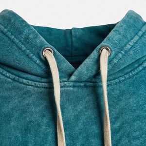 Conjunto de 2 Piezas para Mujer, Sudadera con Capucha y Pantalones Cortos, Color Sólido, Algodón Lavado, Corte Holgado Informal, Por Encima de la Rodilla, Transpirable, Primavera Verano - Product Image 4