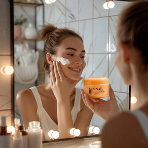 Crème hydratante à l'extrait d'escargot Hydratation intensive Soin de l'élasticité Revitalisant Visage & Corps 110g Tous types de peau - Product Image 2