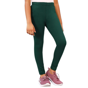 EVERGREEN Fleece Knitted Leggings Kids 100% Cotton Warm Breathable Quick Dry Eco Friendly Soft Wholesale Bulk Manufacturer - Product Image 6