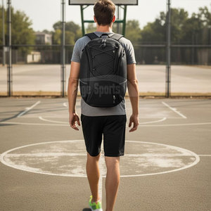 Mochila de Baloncesto Cómoda para Viajes con Cierre de Cremallera Resistente y Espacio Adicional para Ropa y Accesorios - Product Image 4